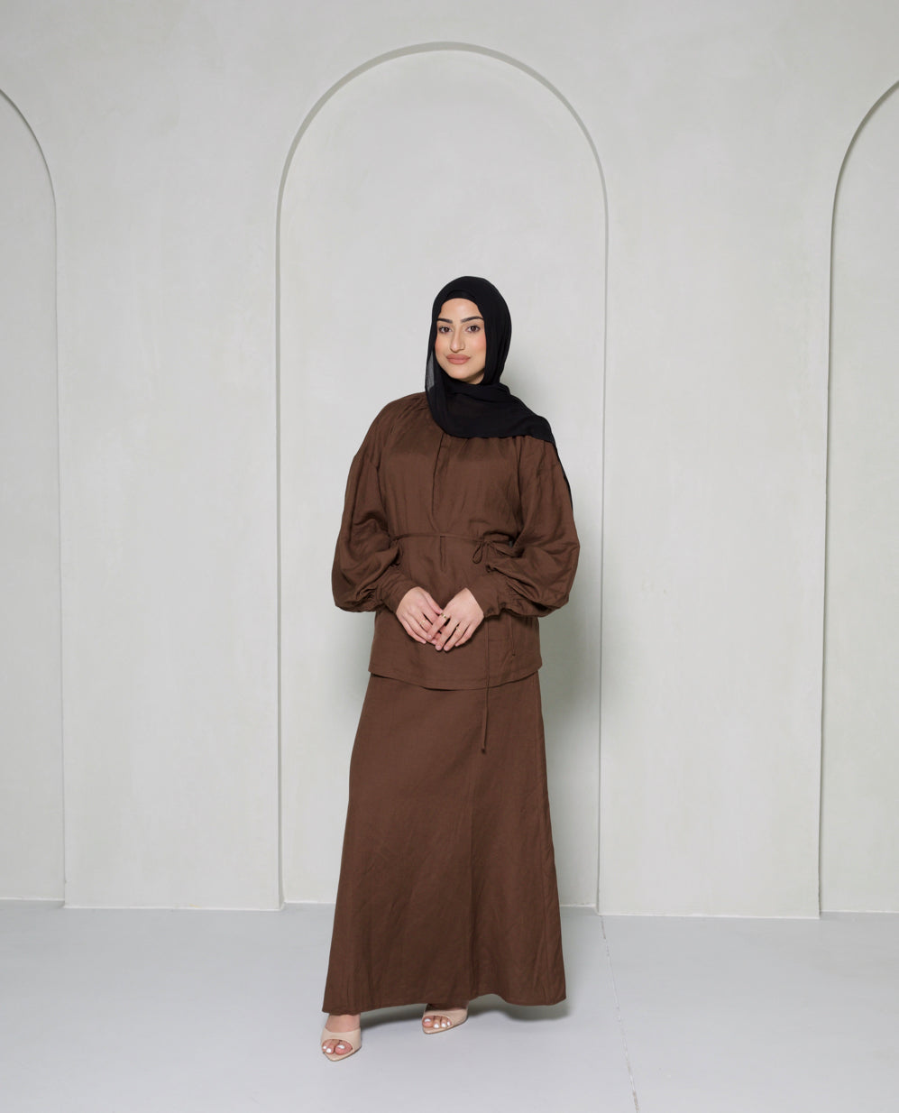 NORA LINEN SKIRT - CARAFE