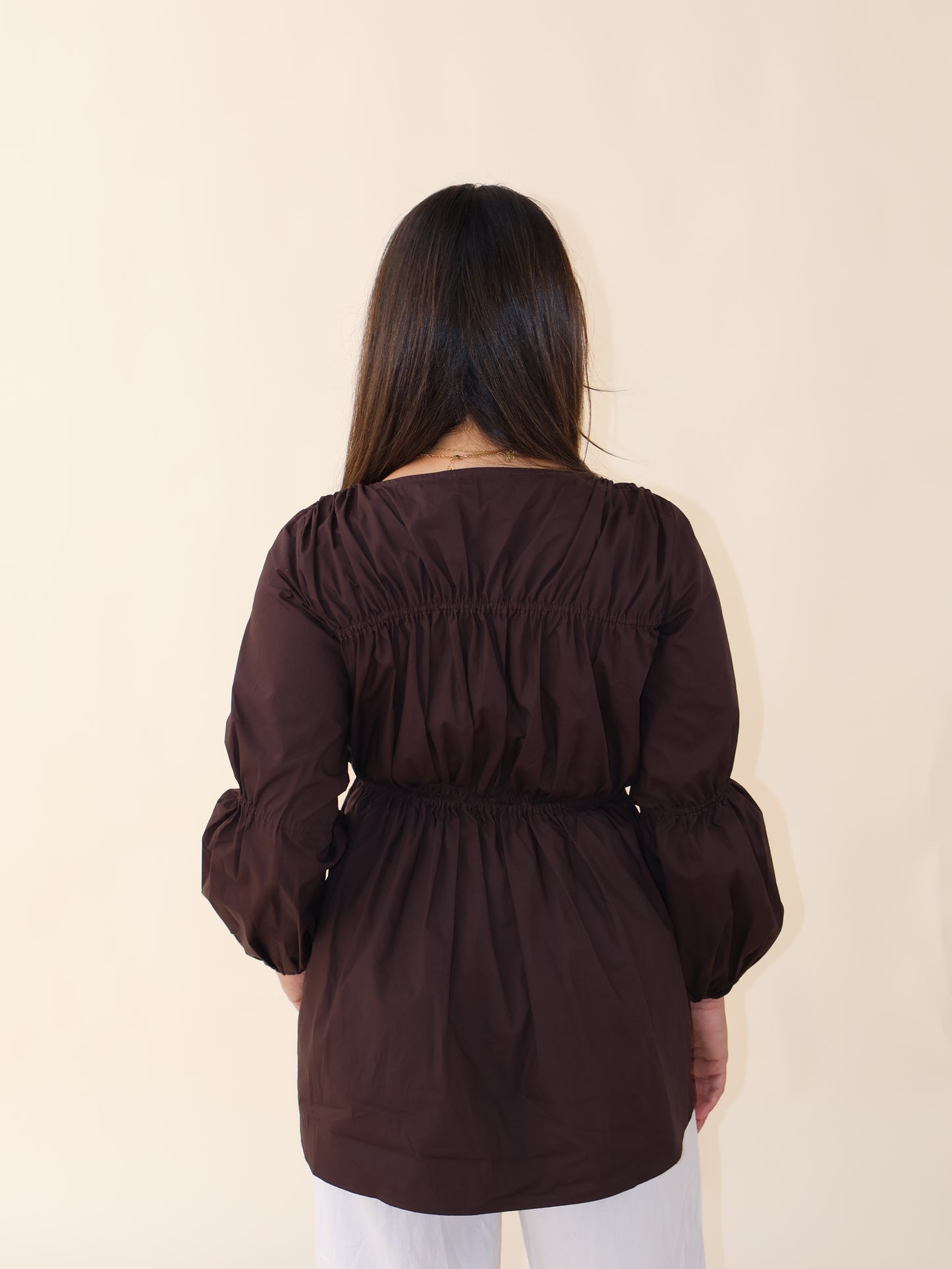 BAHAR BLOUSE - BROWN