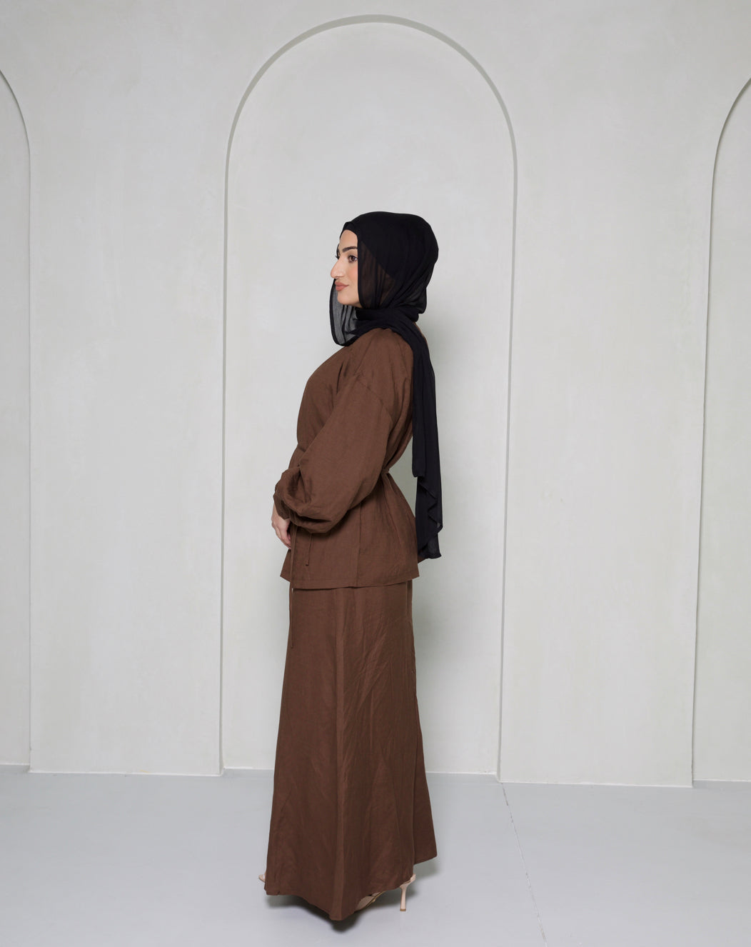 NORA LINEN SKIRT - CARAFE