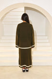 AMILAH KNITTED SKIRT - OLIVE