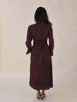 KAYA COASTAL DRESS - BROWN