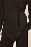 Mara Asymmetrical Top Black (PREORDER)