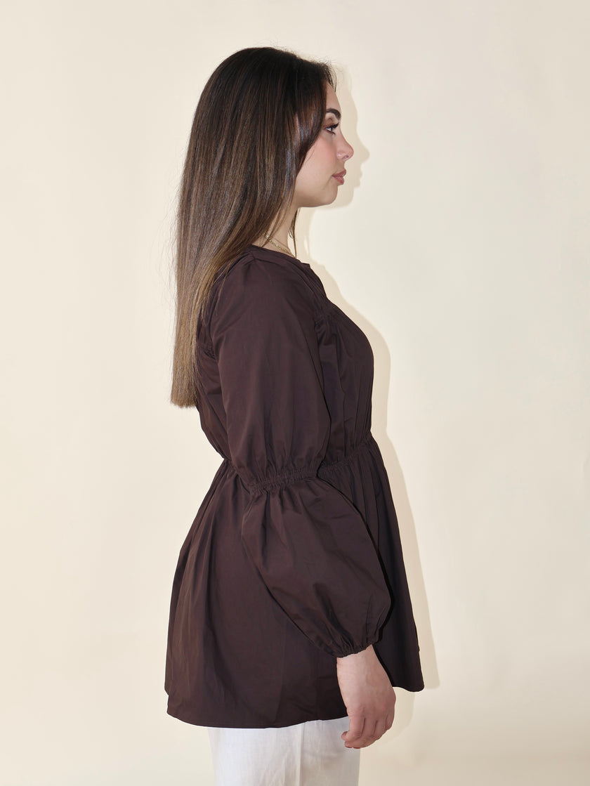 BAHAR BLOUSE - BROWN