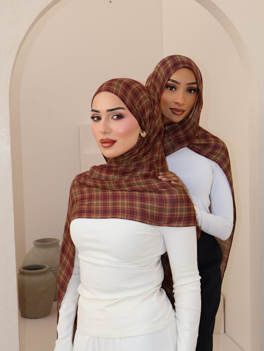 Autumn Grove Plaid Modal