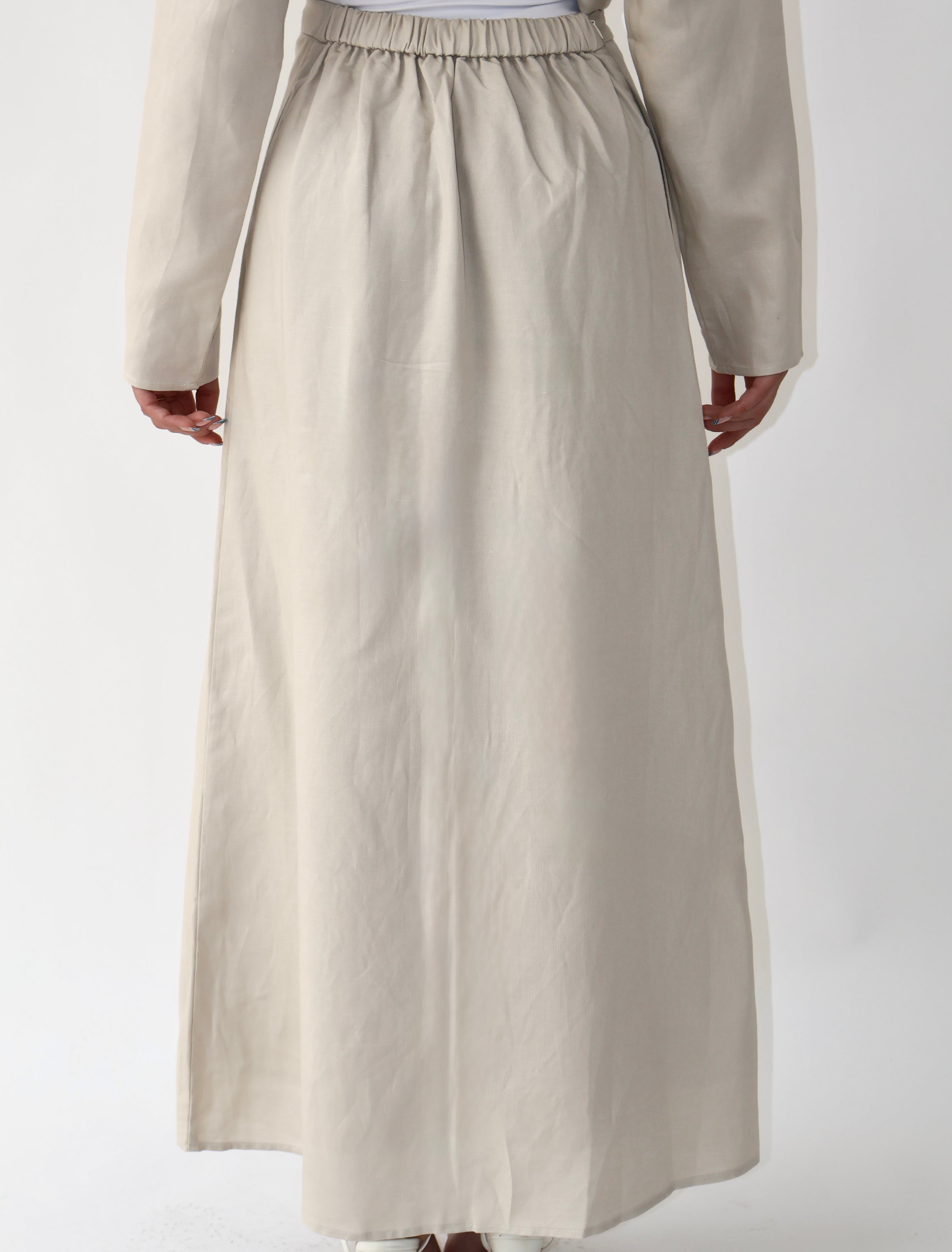 RAYAH MAXI SKIRT STONE