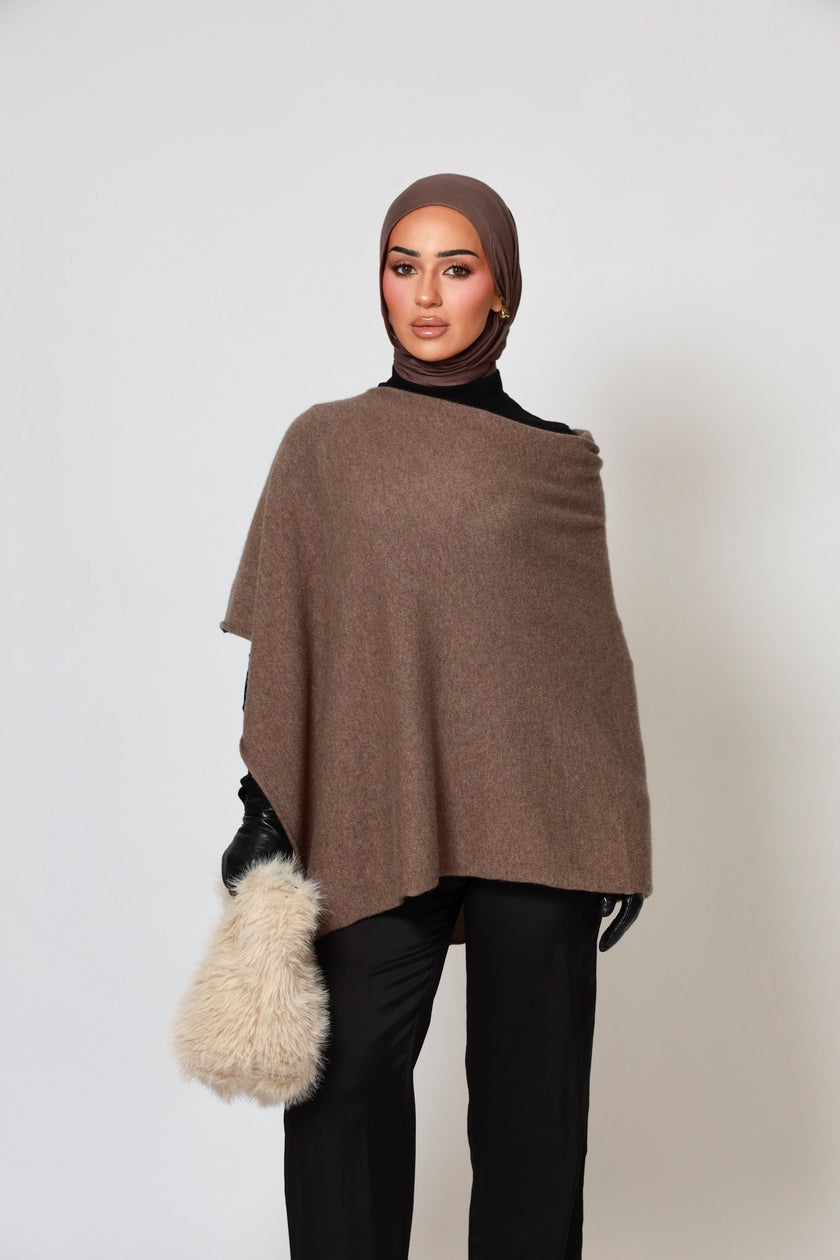 Iylah Wool Poncho Oatmeal (PREORDER)