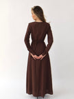 Sienna Longline Tunic Brown