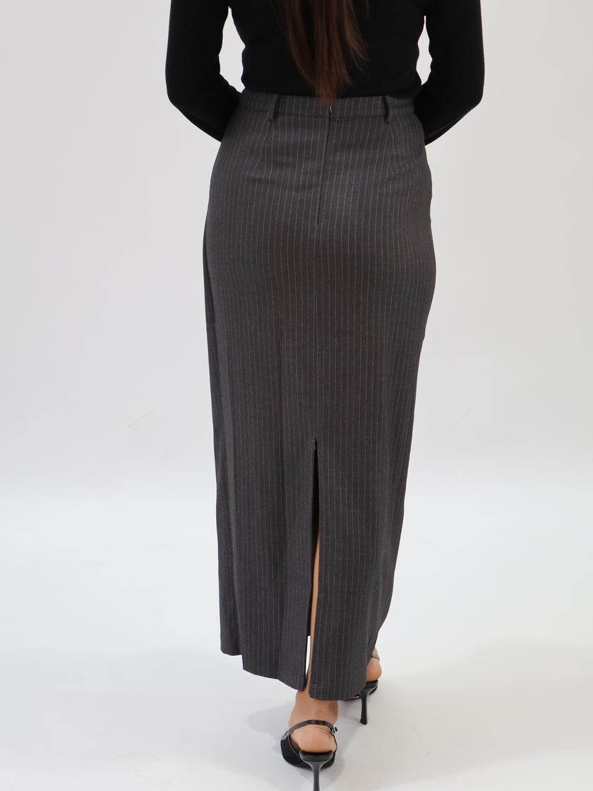 SEBEL PINSTRIPE SKIRT