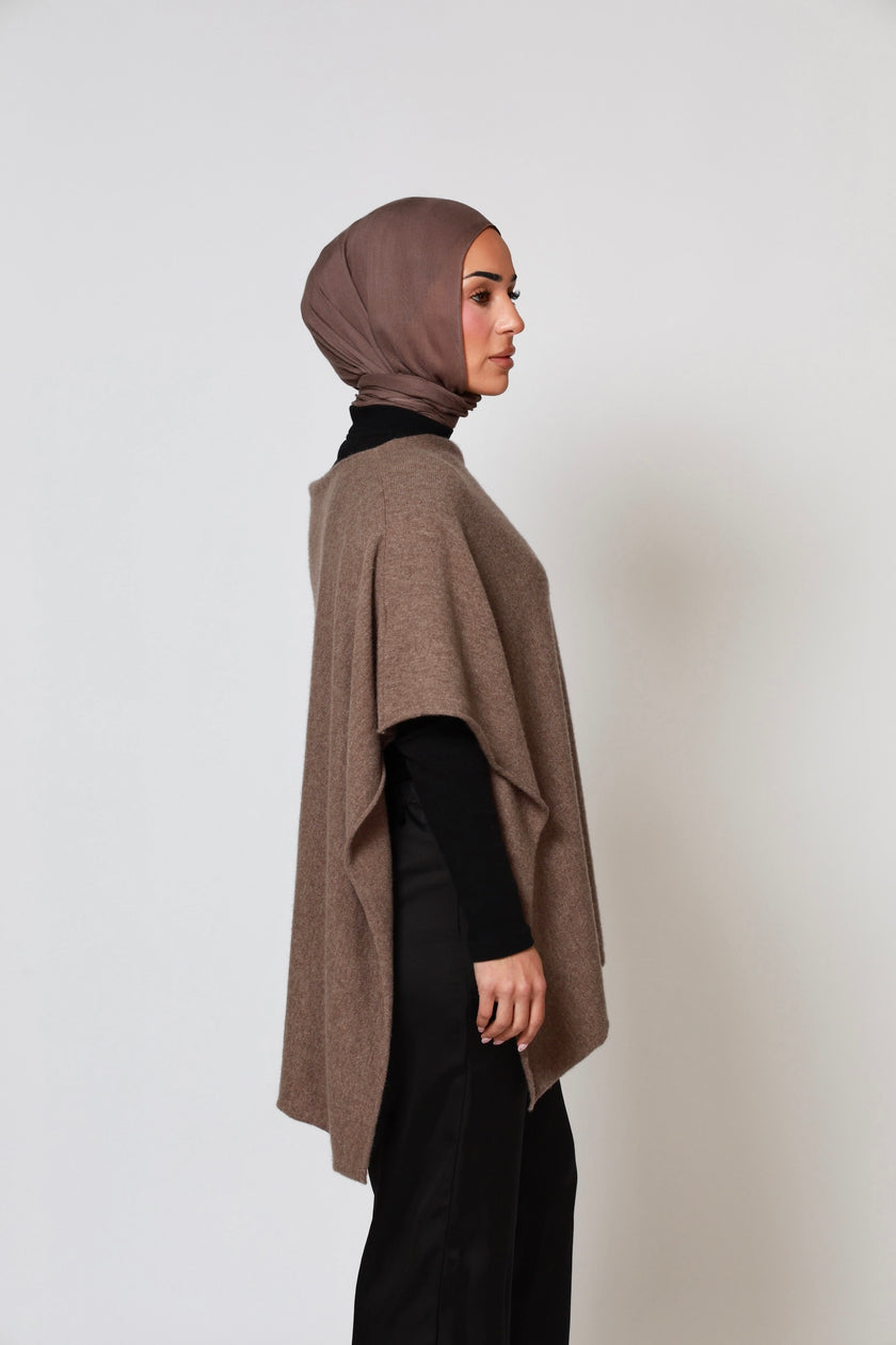 Iylah Wool Poncho Oatmeal (PREORDER)