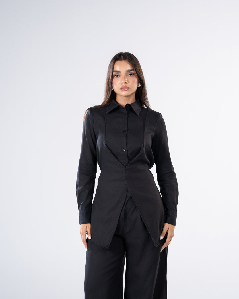 Chiara Blouse Black (PREORDER)