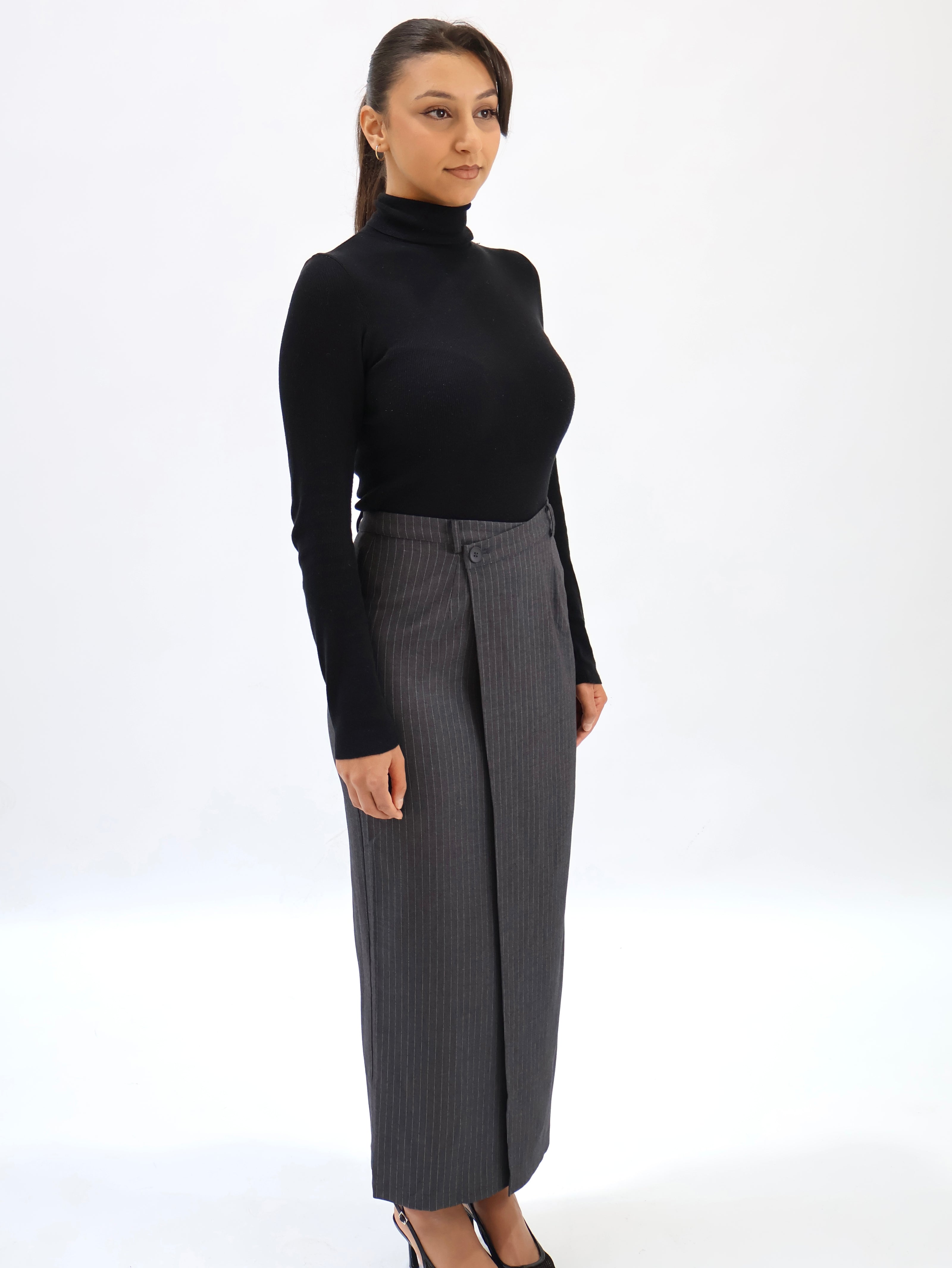 SEBEL PINSTRIPE SKIRT