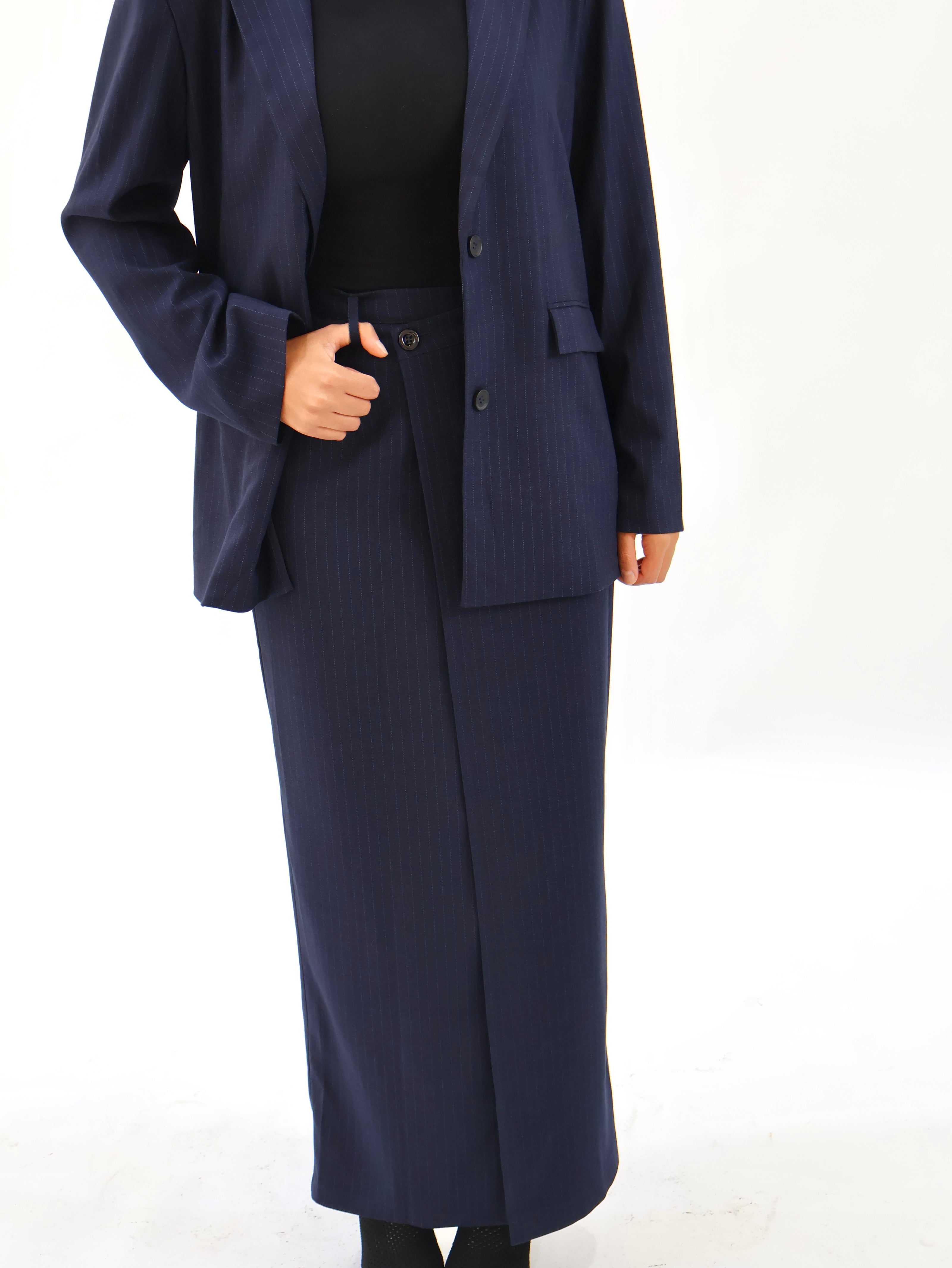DIANA PINSTRIPE SKIRT
