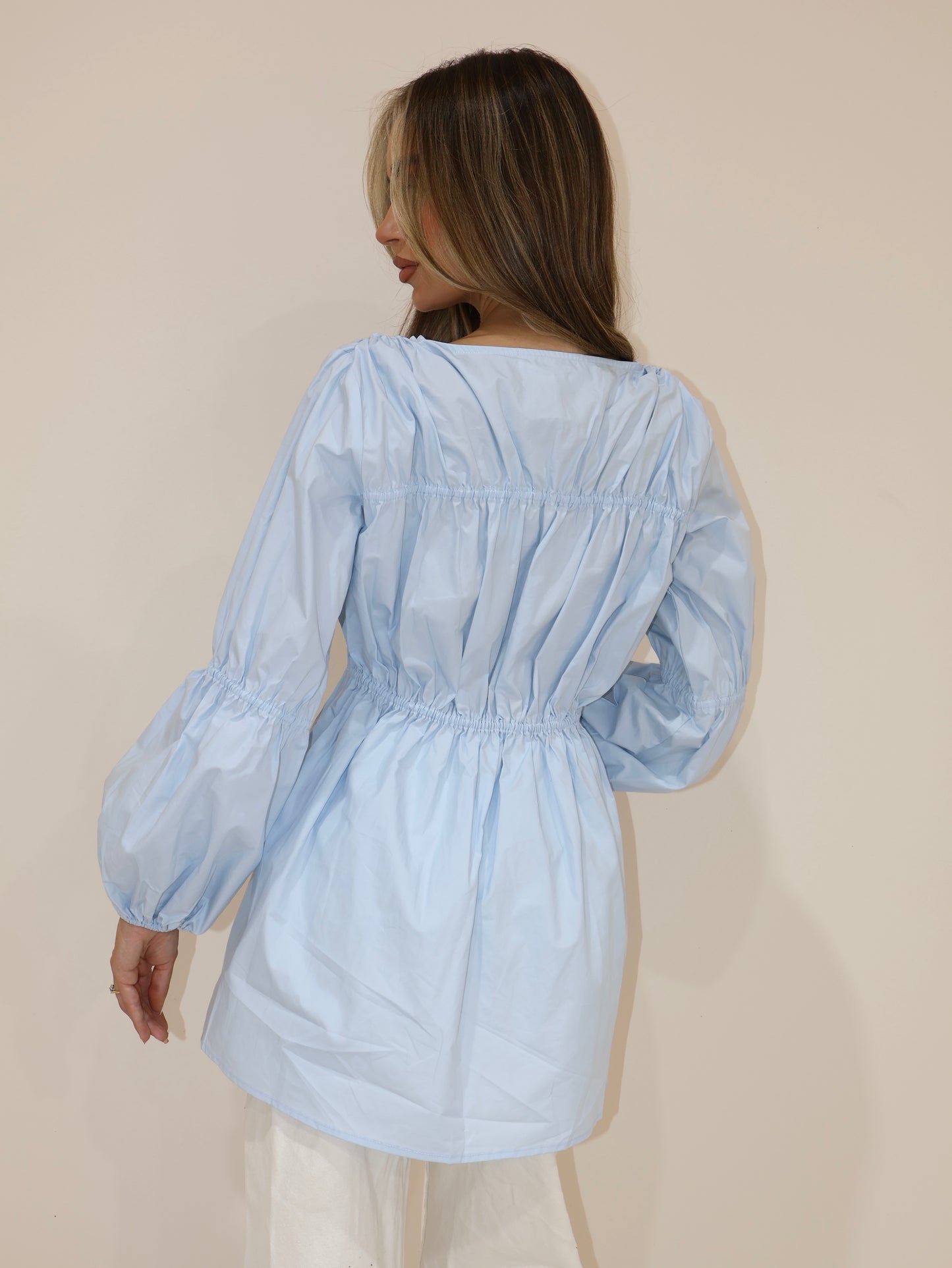 BAHAR BLOUSE - SKY BLUE