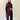 MILA ASYM KNIT TOP — BURGUNDY