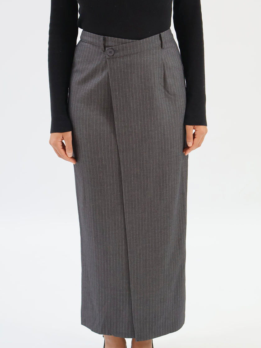 SEBEL PINSTRIPE SKIRT