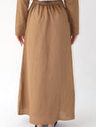 RAYAH MAXI SKIRT CLAY