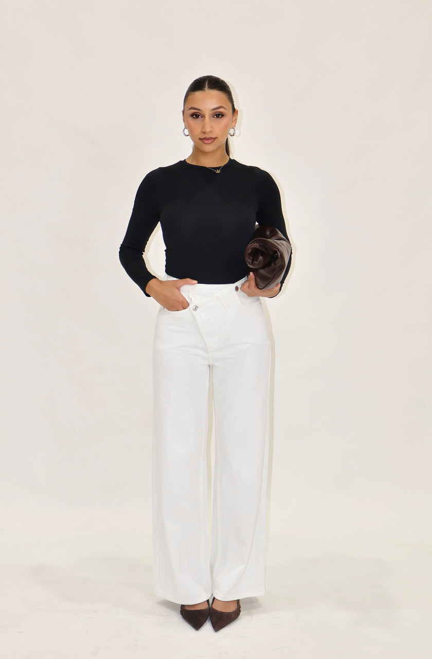 Vela Contour Jean White