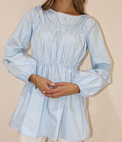 BAHAR BLOUSE - SKY BLUE