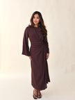 KAYA COASTAL DRESS - BROWN