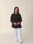 BAHAR BLOUSE - BROWN