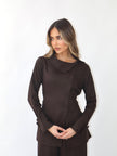 ALAIA SET BROWN