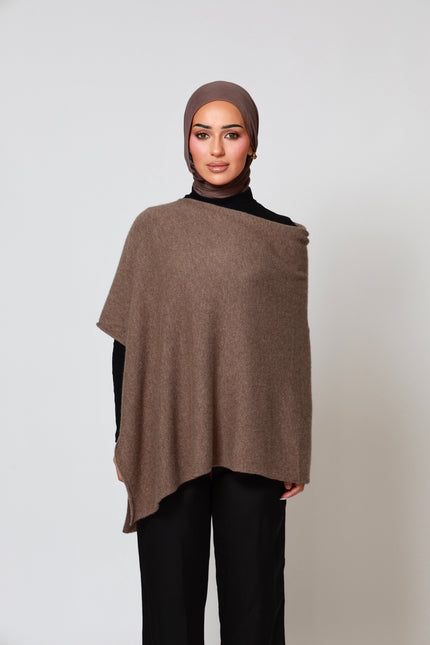 Iylah Wool Poncho Oatmeal (PREORDER)