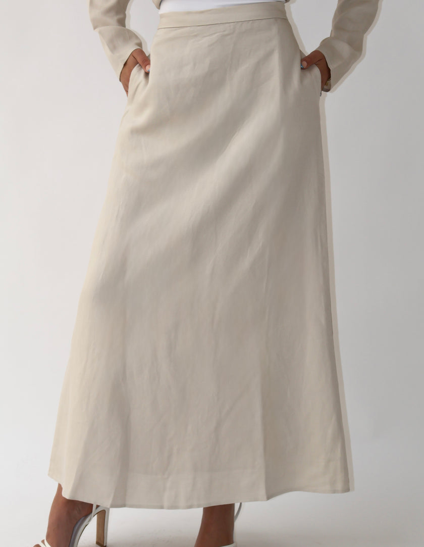 RAYAH MAXI SKIRT STONE
