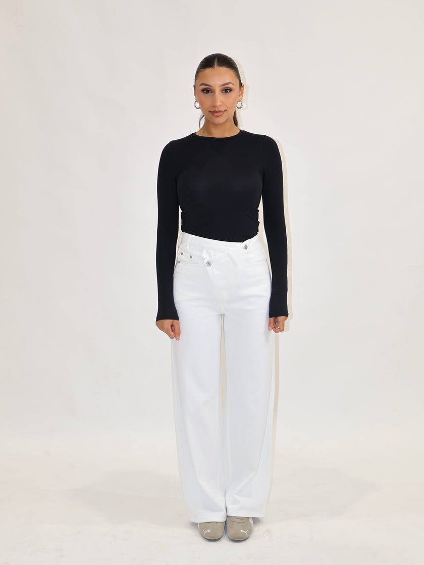 Vela Contour Jean White