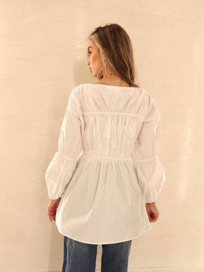 BAHAR BLOUSE - WHITE