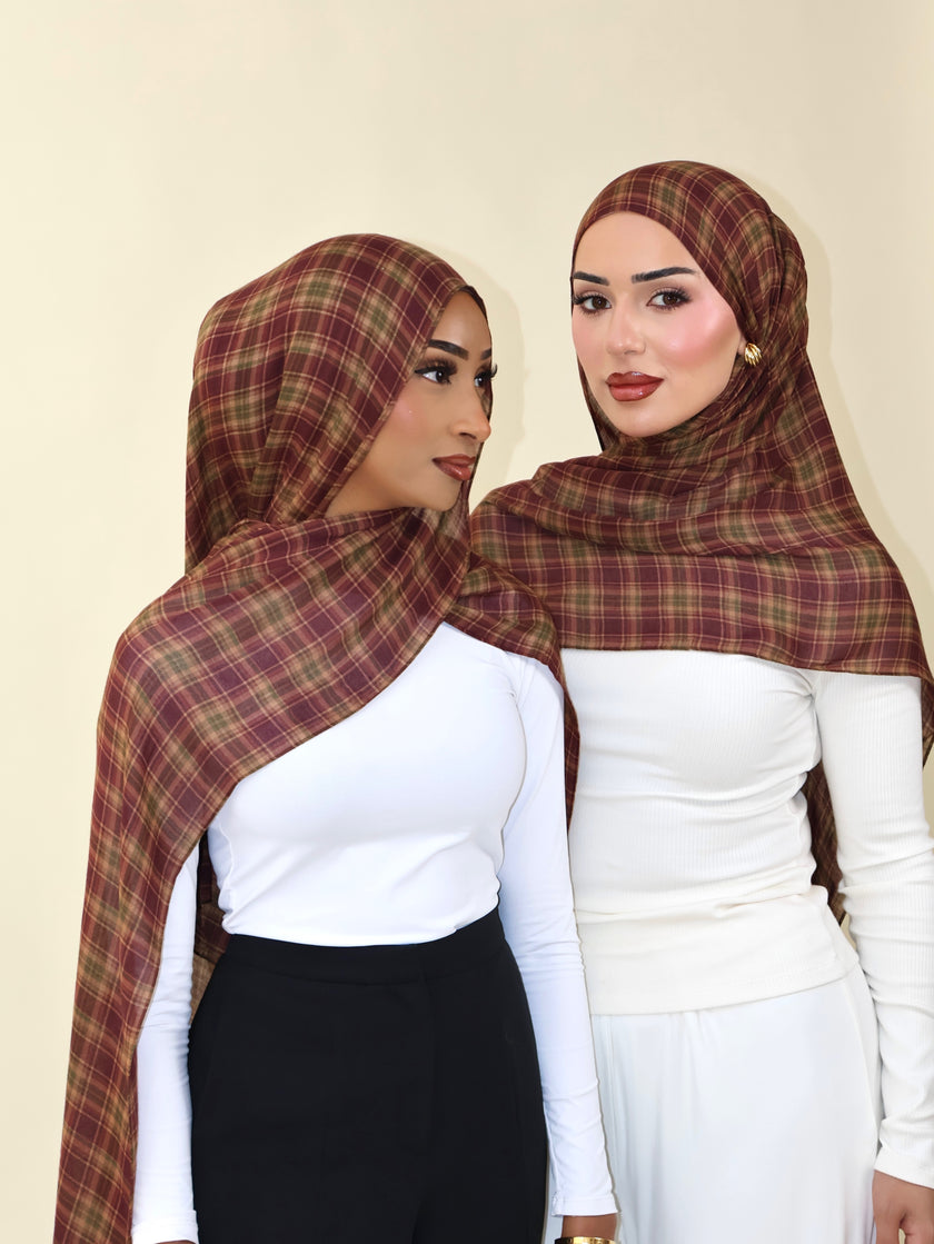 Autumn Grove Plaid Modal