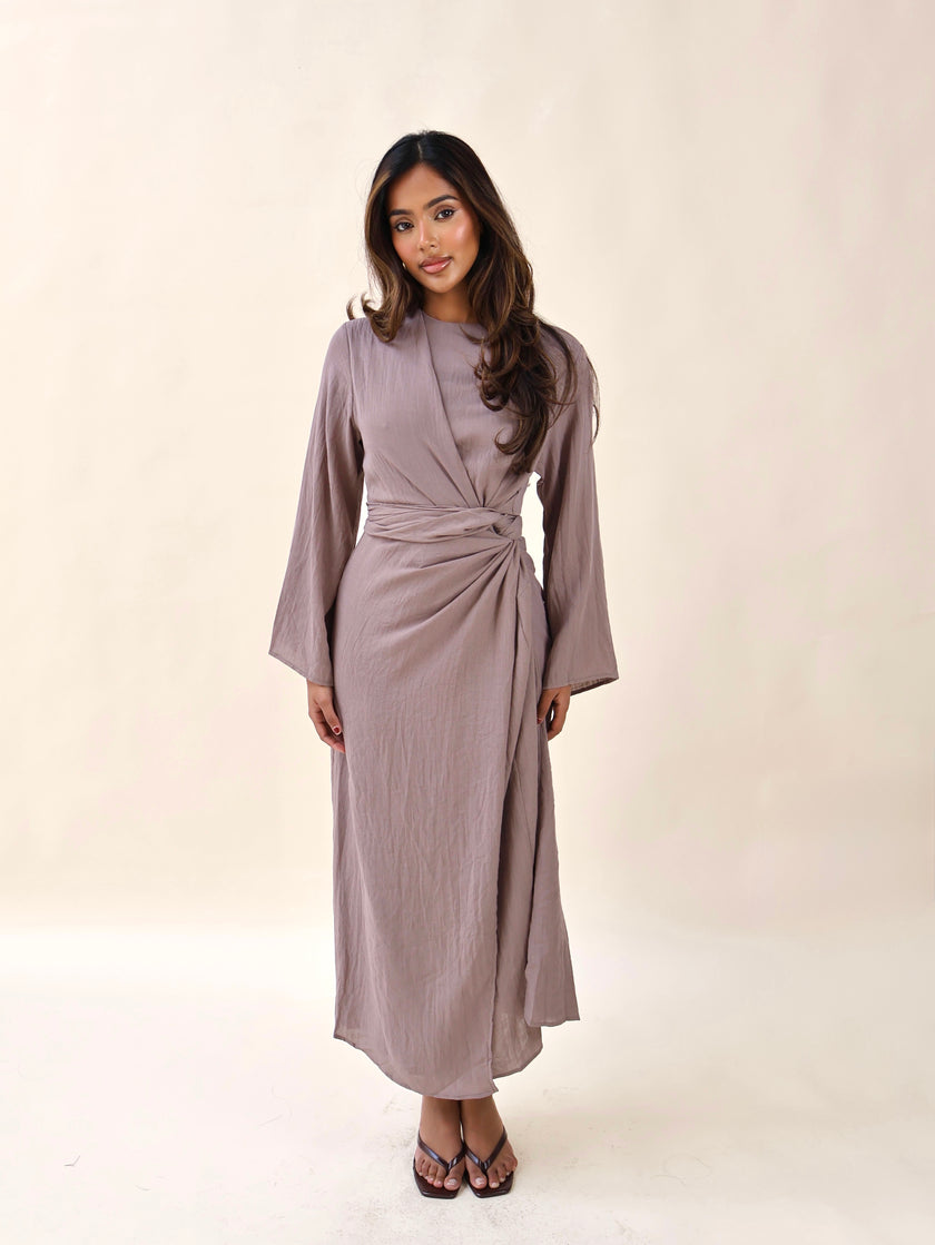 KAYA COASTAL DRESS - TAUPE