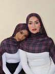 Midnight Plum Plaid Modal