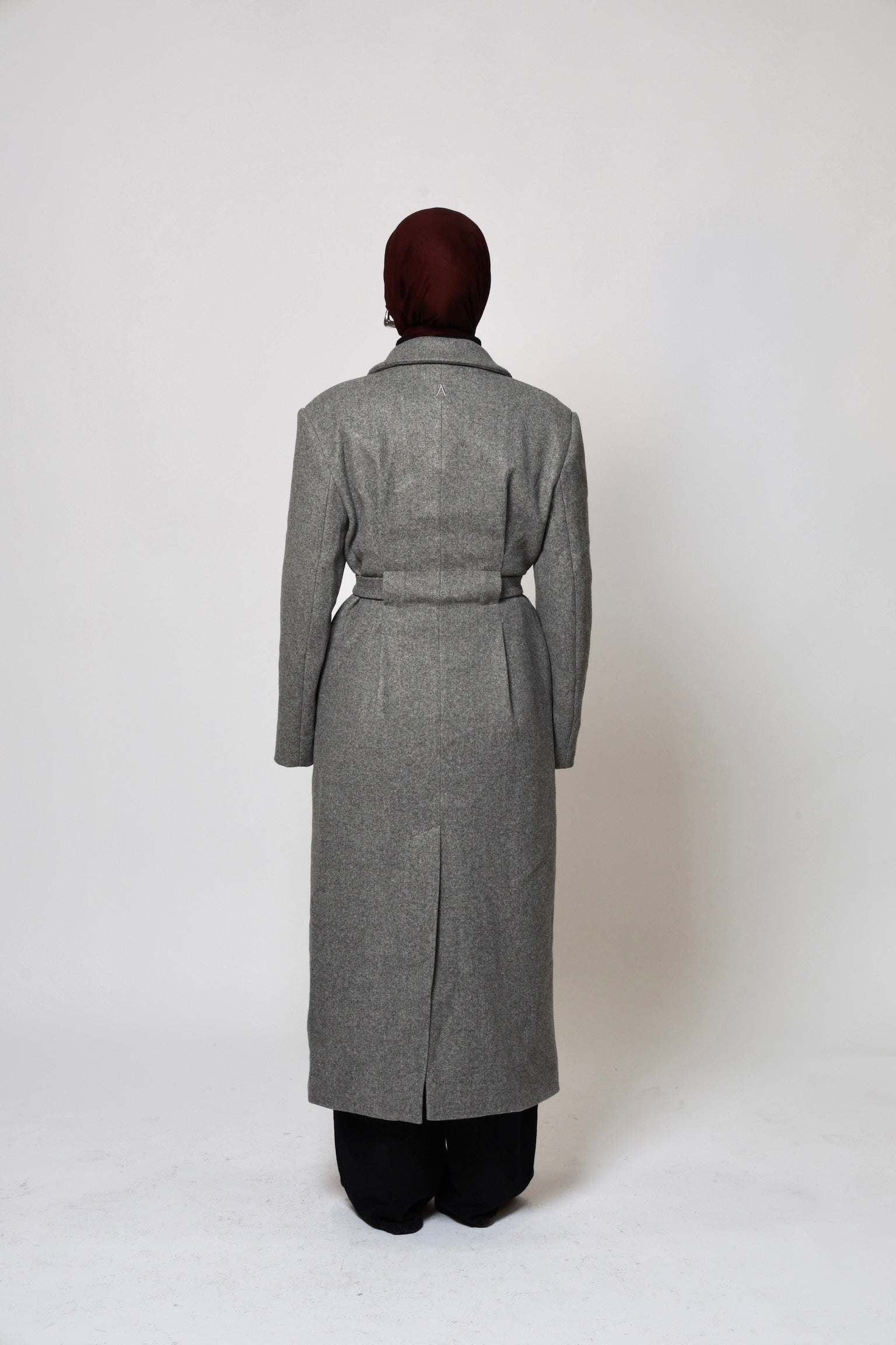 Odette Structured Longline Coat - Dusk Stone