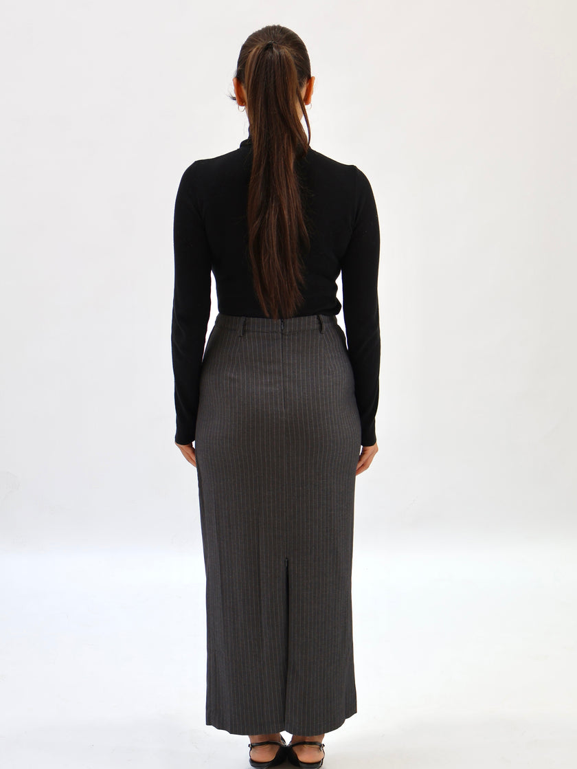 SEBEL PINSTRIPE SKIRT
