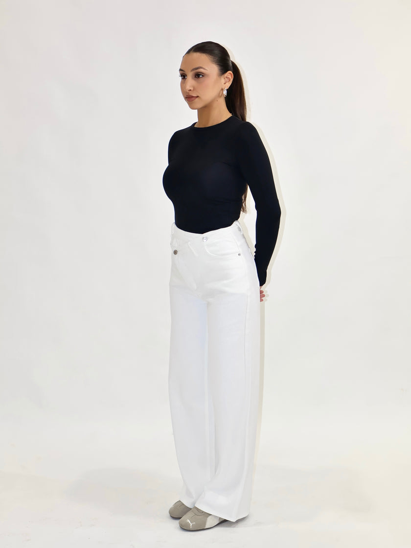 Vela Contour Jean White
