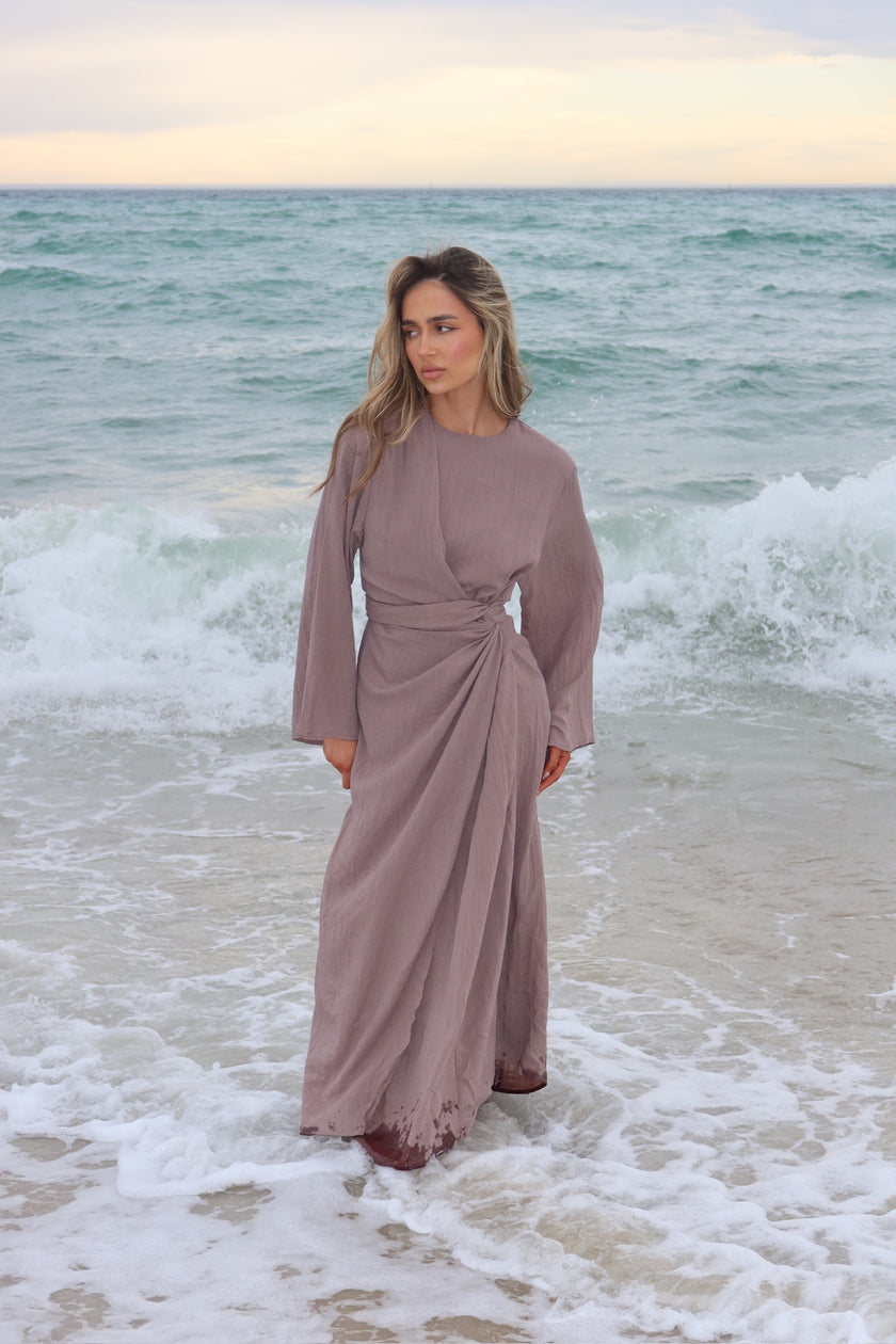 KAYA COASTAL DRESS - TAUPE