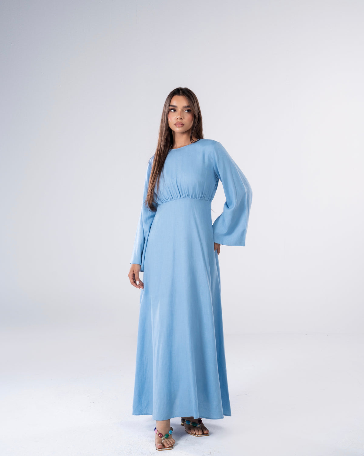 Celeste Maxi Dress Lake Blue (PREORDER)