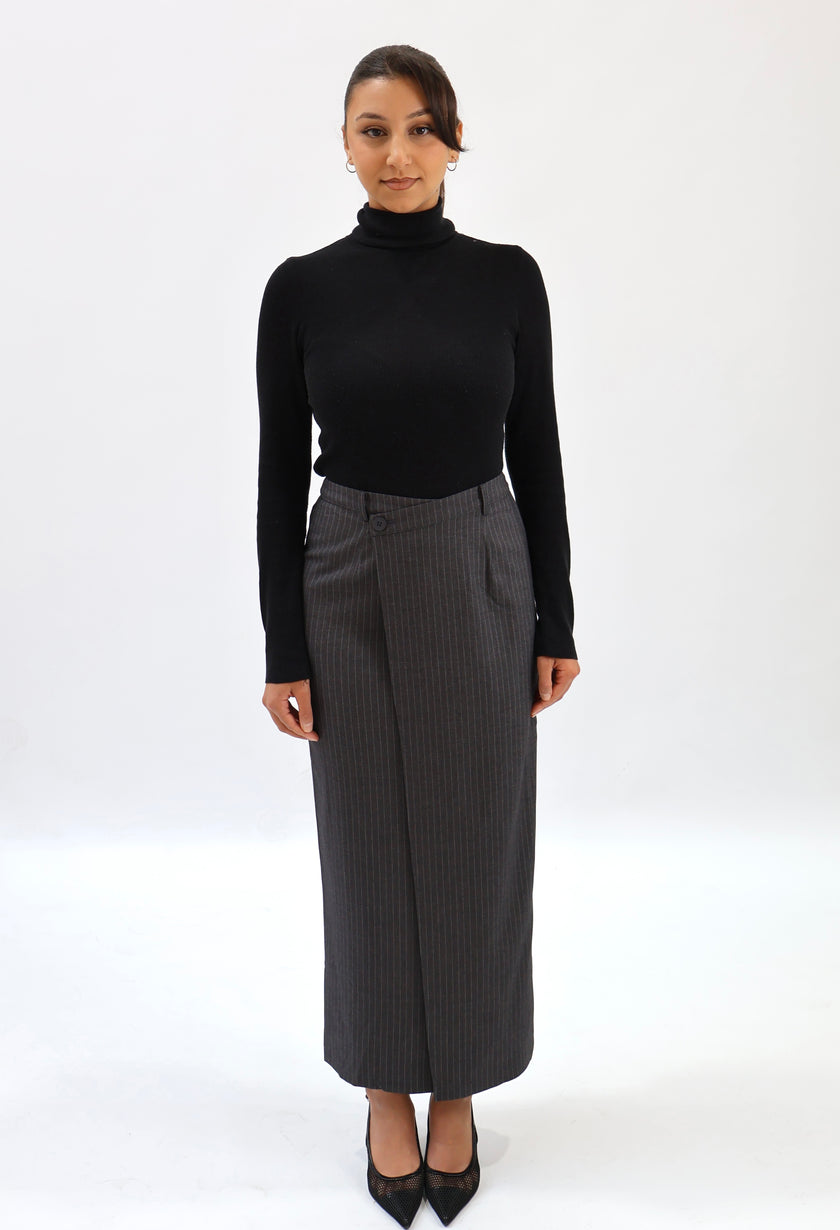 SEBEL PINSTRIPE SKIRT