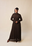 Emira Lace Dress Brown