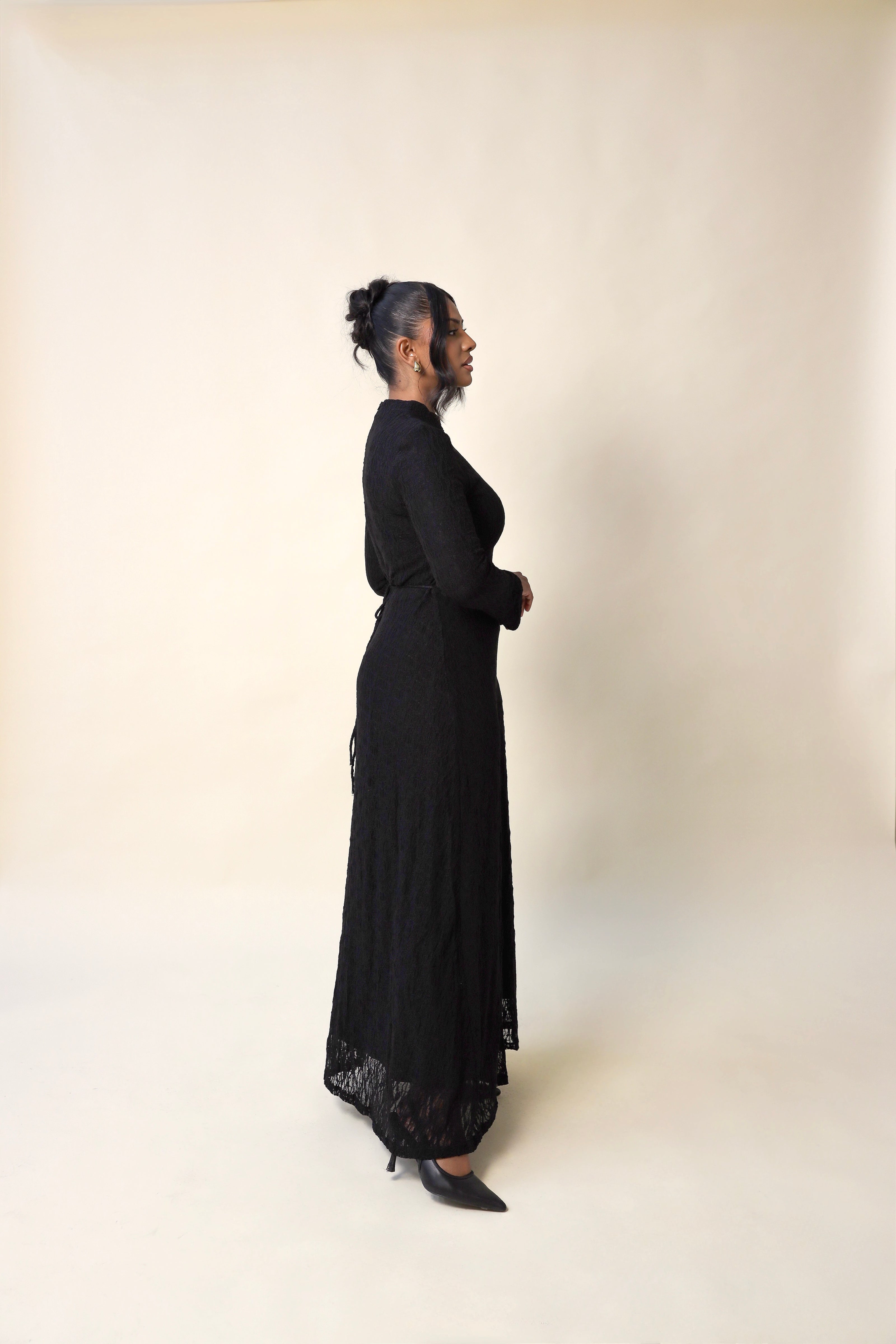 Emira Lace Dress Black