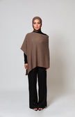 Iylah Wool Poncho Oatmeal (PREORDER)