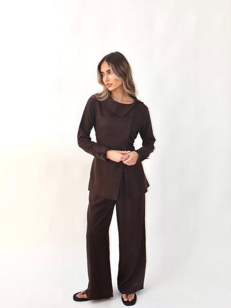 Alaia Set Brown