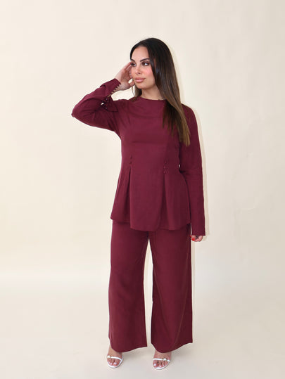 BELLA SET BURGUNDY