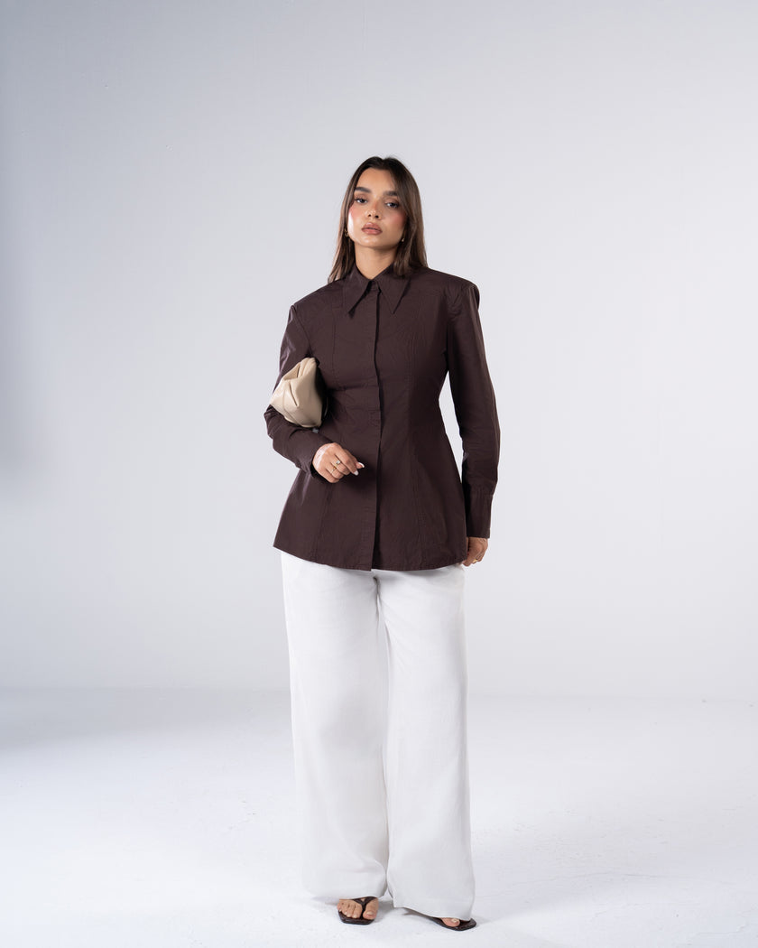 Ines Peplum Blouse