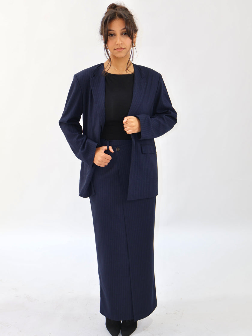 DIANA PINSTRIPE SKIRT