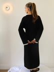 YASMIN KNIT DRESS - MIDNIGHT