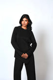 Mara Asymmetrical Top Black (PREORDER)