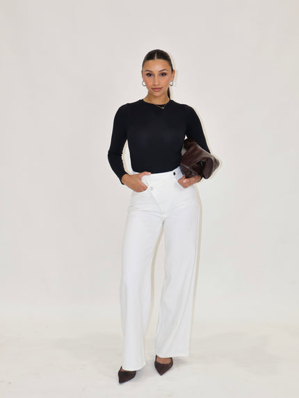 Vela Contour Jean White