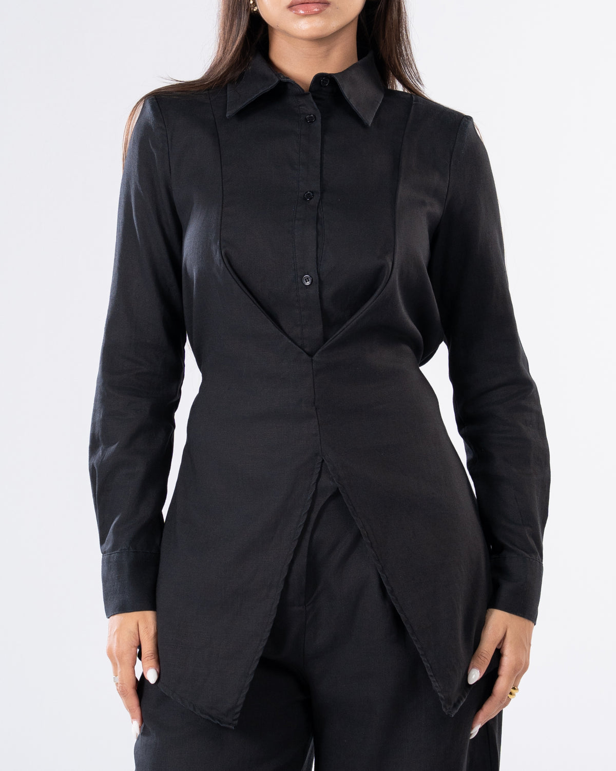 Chiara Blouse Black (PREORDER)