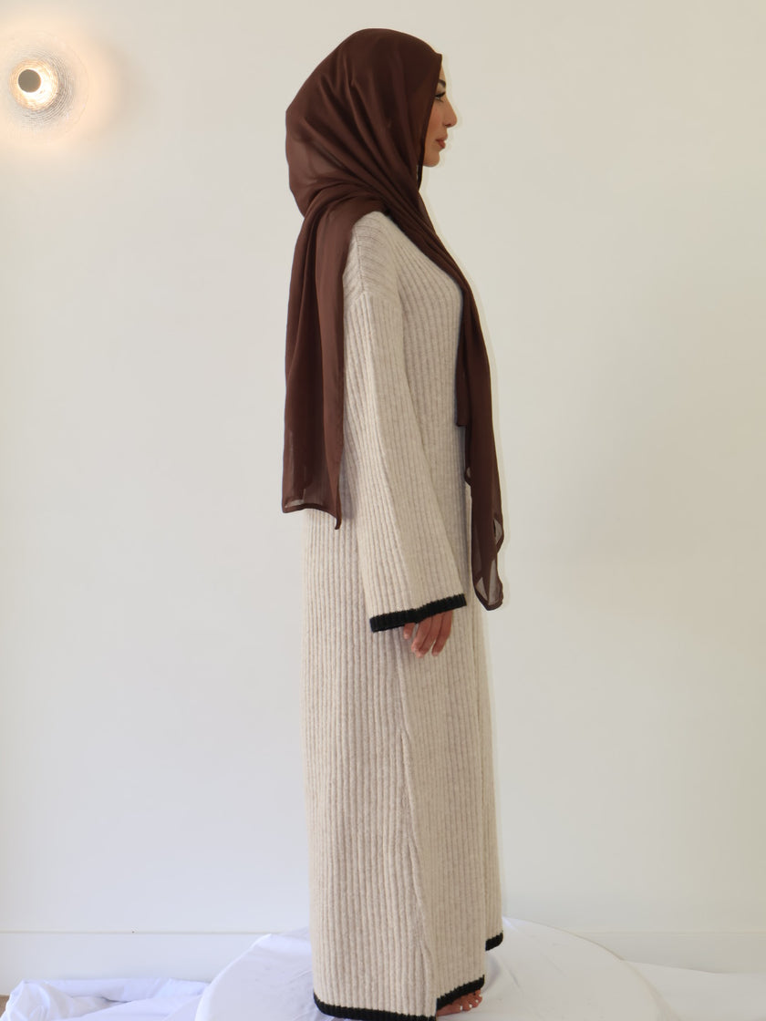 YASMIN KNIT DRESS - OAT